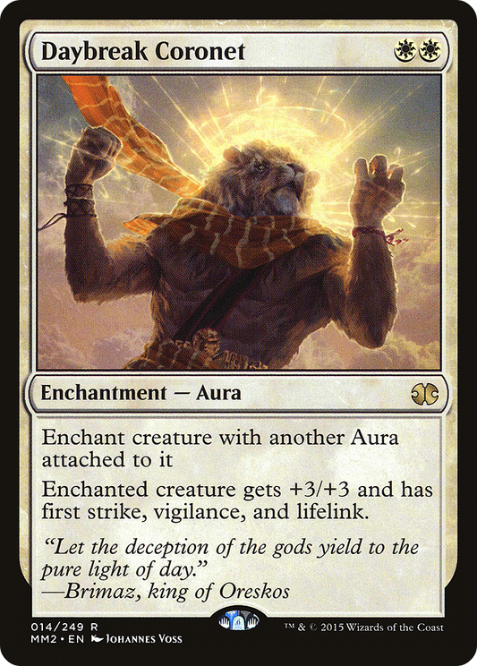 MAGIC: THE GATHERING  - Daybreak Coronet (MM2-014) - Modern Masters 2015