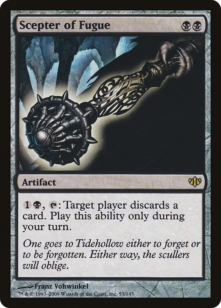 MAGIC: THE GATHERING  - Scepter of Fugue (CON-053) - Conflux Foil