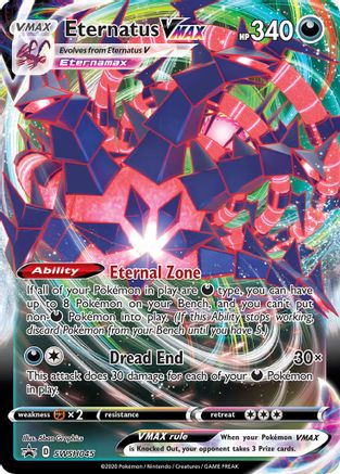 POKEMON TCG - Eternatus VMAX SWSH045 SWSH Sword & Shield Promo Cards - Promo
