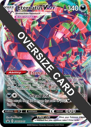 POKEMON TCG - Eternatus VMAX SWSH045 Jumbo Cards - Promo