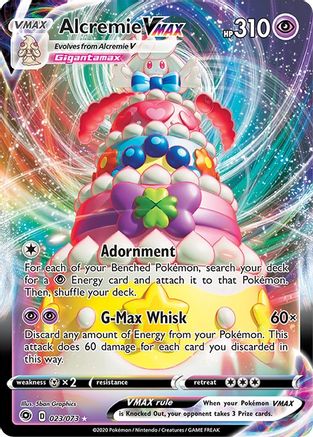 POKEMON TCG - Alcremie VMAX 023/73 Champions Path - Ultra Rare