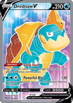 POKEMON TCG - Drednaw V (Full Art) 069 Champions Path - Ultra Rare