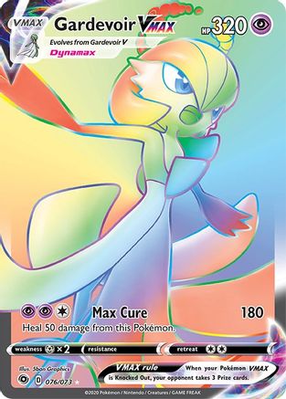 POKEMON TCG - Gardevoir VMAX (Secret) 076/73 Champions Path - Secret Rare