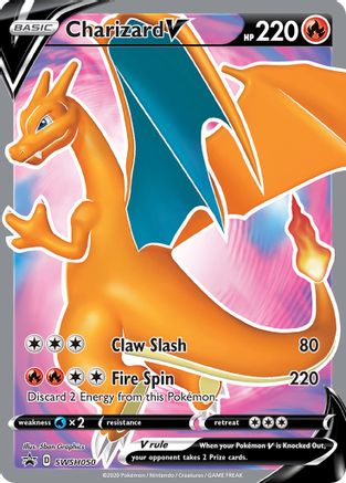 POKEMON TCG - Charizard V SWSH050 SWSH Sword & Shield Promo Cards - Promo
