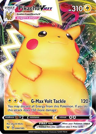 POKEMON TCG - Pikachu VMAX 044/185 SWSH04 Vivid Voltage - Ultra Rare