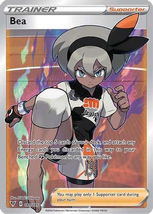 POKEMON TCG - Bea (Full Art) 180/185 SWSH04 Vivid Voltage - Ultra Rare