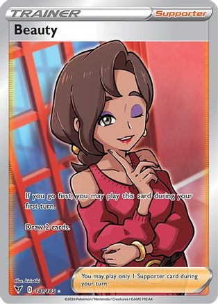 POKEMON TCG - Beauty (Full Art) 181/185 SWSH04 Vivid Voltage - Ultra Rare