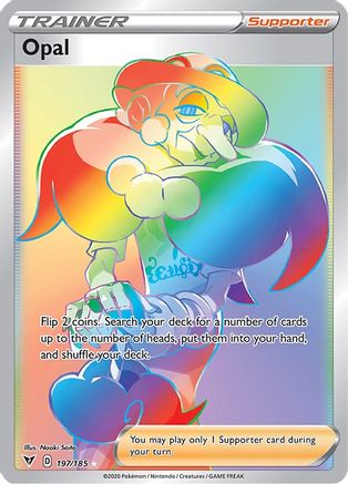 POKEMON TCG - Opal (Secret) 197/185 SWSH04 Vivid Voltage - Secret Rare