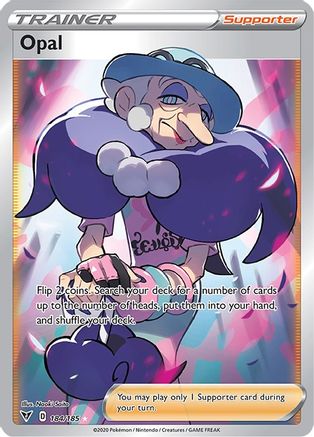POKEMON TCG - Opal (Full Art) 184/185 SWSH04 Vivid Voltage - Ultra Rare