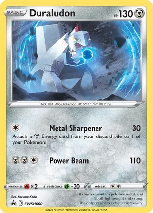 POKEMON TCG - Duraludon SWSH060 SWSH Sword & Shield Promo Cards - Promo