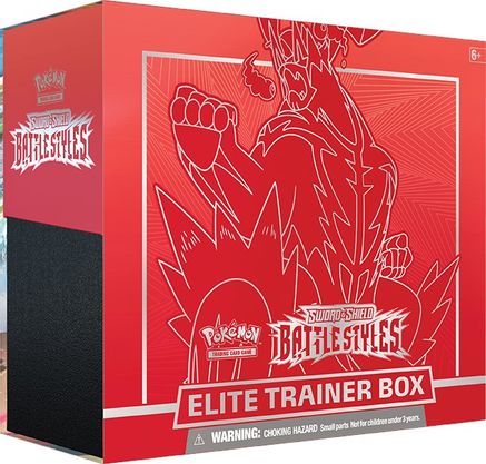 POKEMON TCG - Battle Styles Elite Trainer Box [Single Strike Urshifu] (Red)