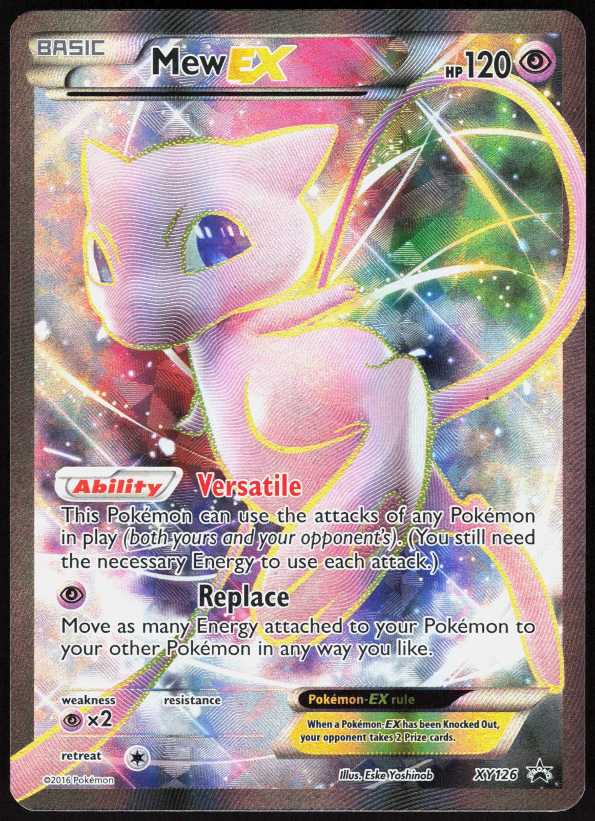 MEW EX XY126 XY PROMO POKEMON PROMO HOLO LP