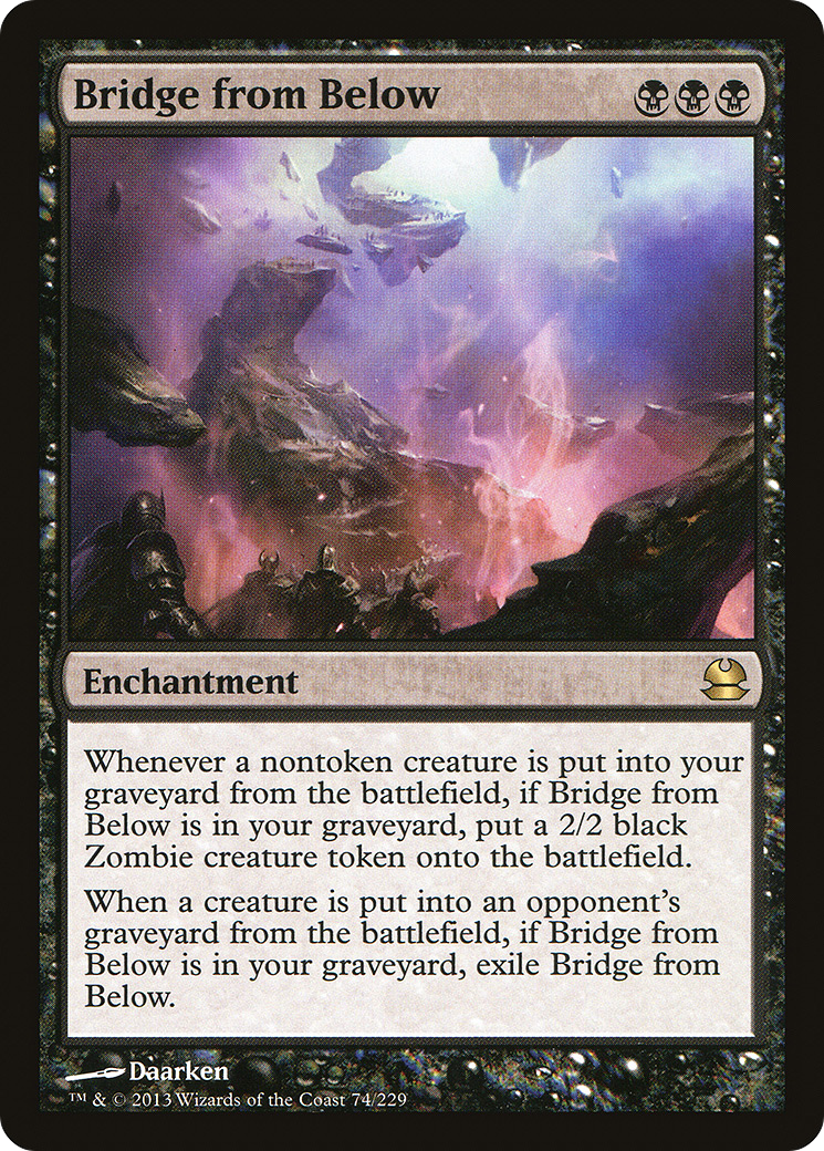 MAGIC: THE GATHERING  - Bridge from Below (MMA-074) - Modern Masters Foil