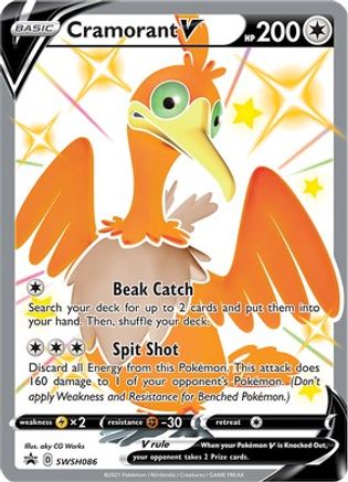 POKEMON TCG - Cramorant V SWSH086 SWSH Sword & Shield Promo Cards - Promo