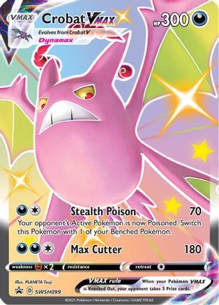 POKEMON TCG - Crobat VMAX SWSH099 SWSH Sword & Shield Promo Cards - Promo
