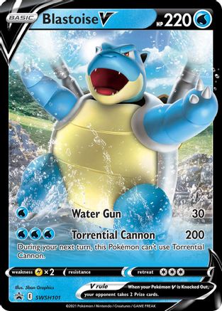 POKEMON TCG - Blastoise V SWSH101 SWSH Sword & Shield Promo Cards - Promo