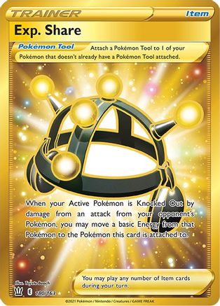 POKEMON TCG - Exp. Share (Secret) 180/163 SWSH05 Battle Styles - Secret Rare