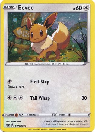 POKEMON TCG - Eevee SWSH095 SWSH Sword & Shield Promo Cards - Promo