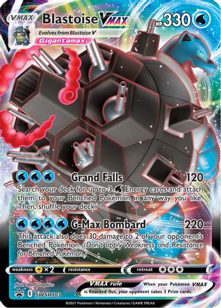 POKEMON TCG - Blastoise VMAX SWSH103 SWSH Sword & Shield Promo Cards - Promo