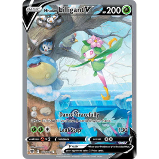 POKEMON TCG - HISUIAN LILLIGANT V 163/189 ASTRAL RADIANCE ALTERNATE ART