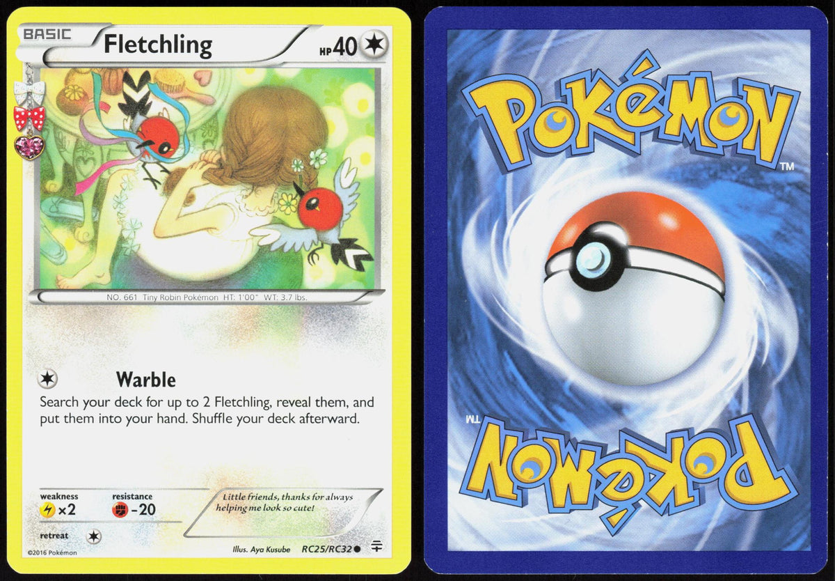 FLETCHLING RC25/RC32 GENERATIONS POKEMON COMMON LP