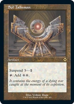 MAGIC: THE GATHERING  - Sol Talisman (Retro Frame) (Foil Etched) (MH2-432) - Modern Horizons 2 Foil