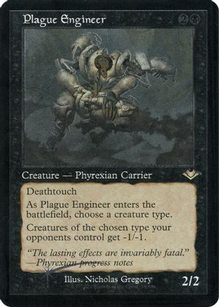 MAGIC: THE GATHERING  - Plague Engineer (Retro Frame) (Foil Etched) (MH1-014) - Modern Horizons Foil