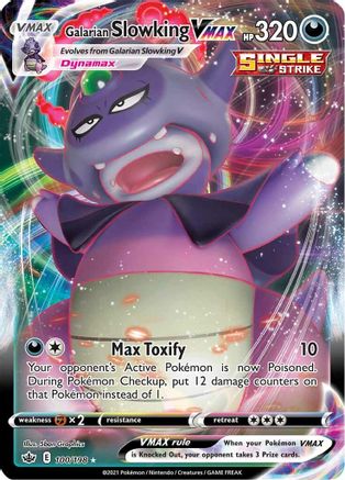 POKEMON TCG - Galarian Slowking VMAX 100/198 SWSH06 Chilling Reign - Ultra Rare