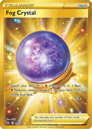 POKEMON TCG - Fog Crystal (Secret) 227/198 SWSH06 Chilling Reign - Secret Rare