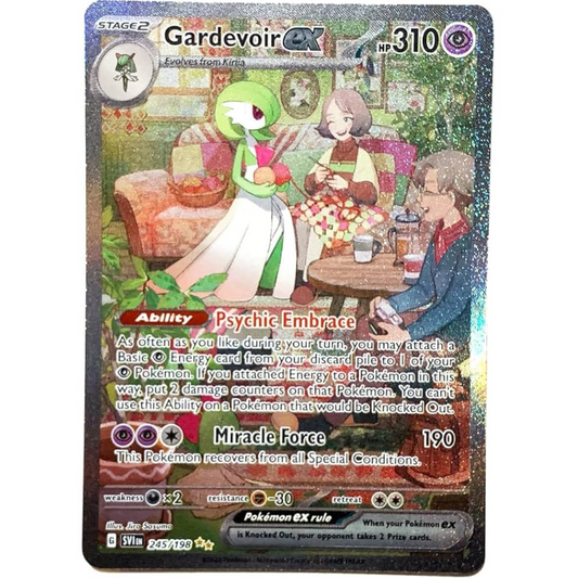 POKEMON TCG- GARDEVOIR EX 245/198 SCARLET & VIOLET BASE SET SPECIAL ILLUSTRATION RARE