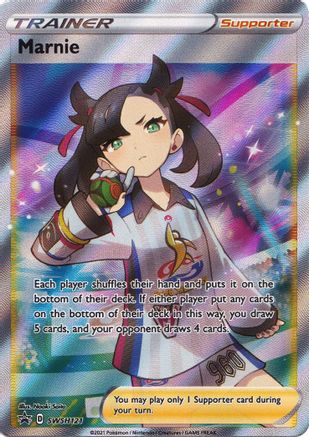 POKEMON TCG - Marnie SWSH121 SWSH Sword & Shield Promo Cards - Promo