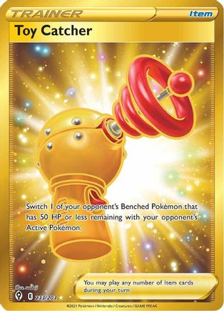 POKEMON TCG - Toy Catcher (Secret) 233/203 SWSH07 Evolving Skies - Secret Rare