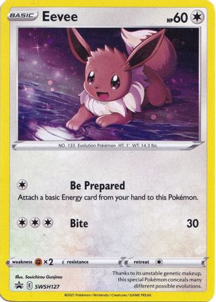 POKEMON TCG - Eevee SWSH127 SWSH Sword & Shield Promo Cards - Promo