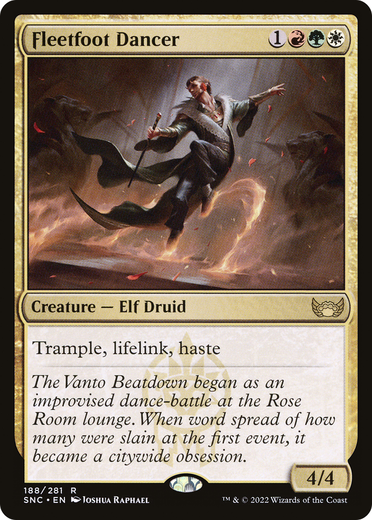 MAGIC: THE GATHERING  - Fleetfoot Dancer (SNC-188) - Streets of New Capenna
