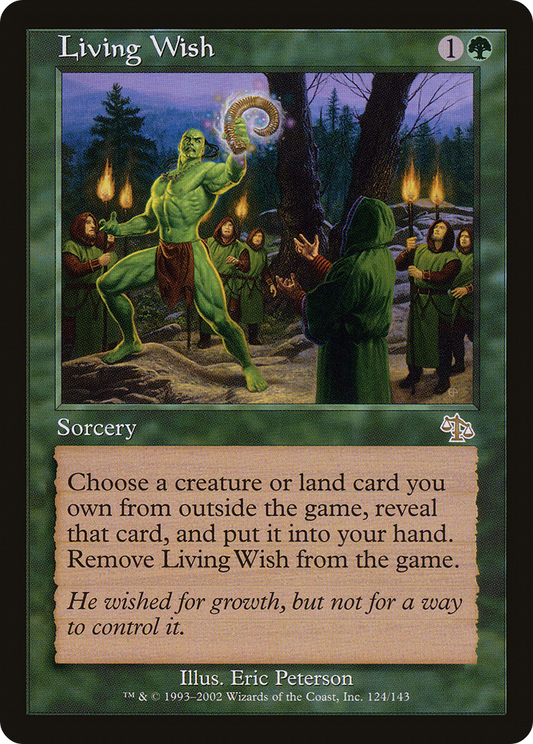 MAGIC: THE GATHERING  - Living Wish (JUD-124) - Judgment