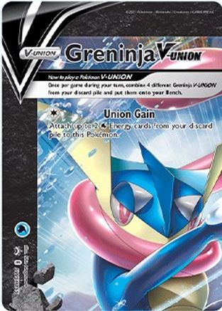 POKEMON TCG - Greninja V-UNION - SWSH155/307 SWSH Sword & Shield Promo Cards - Promo