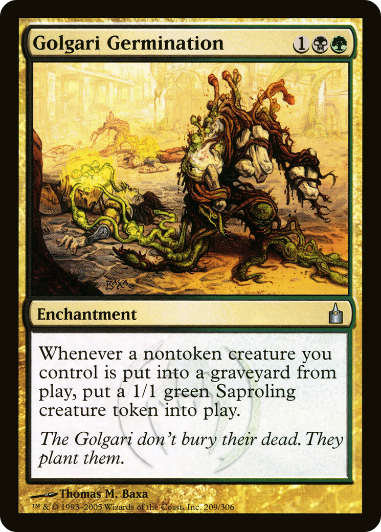 MAGIC: THE GATHERING  - Golgari Germination (RAV-209) - Ravnica: City of Guilds