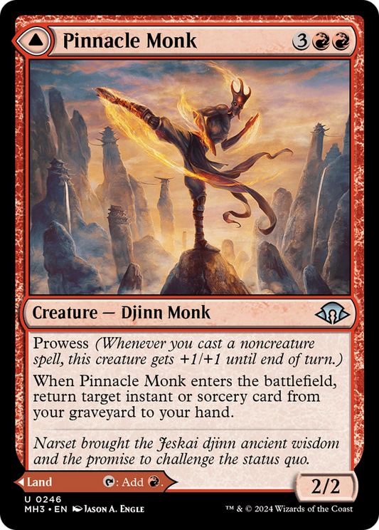 MAGIC: THE GATHERING  - Pinnacle Monk (MH3-246) - Modern Horizons 3 Foil
