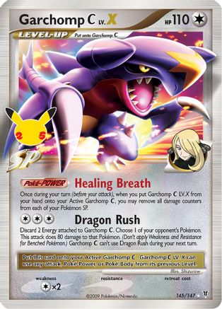POKEMON TCG - Garchomp C LV.X 145/147 Celebrations Classic Collection - Classic Collection