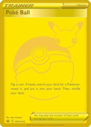 POKEMON TCG - Poke Ball SWSH146 SWSH Sword & Shield Promo Cards - Promo