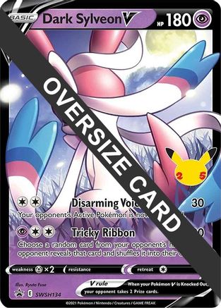 POKEMON TCG - Dark Sylveon V SWSH134 Jumbo Cards - Promo