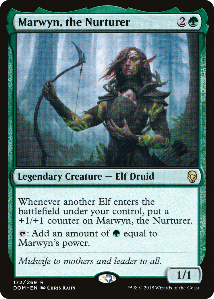 MAGIC: THE GATHERING  - Marwyn, the Nurturer (DOM-172) - Dominaria