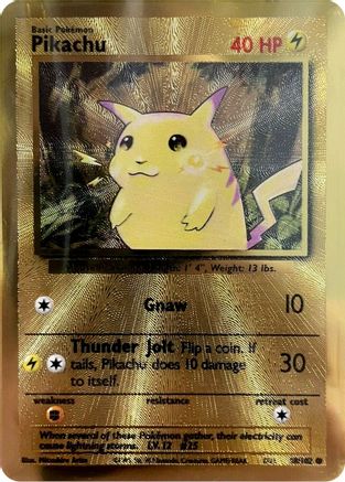 POKEMON TCG - Pikachu 058/102 Miscellaneous Cards & Products - Promo