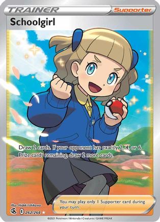 POKEMON TCG - Schoolgirl (Full Art) 262/264 SWSH08 Fusion Strike - Ultra Rare