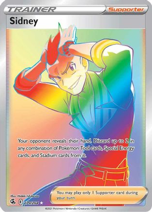 POKEMON TCG - Sidney (Secret) 279/264 SWSH08 Fusion Strike - Secret Rare