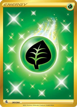 POKEMON TCG - Grass Energy (Secret) 283/264 SWSH08 Fusion Strike - Secret Rare