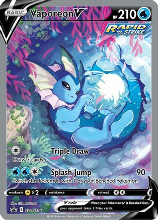 POKEMON TCG - Vaporeon V SWSH181 SWSH Sword & Shield Promo Cards - Promo