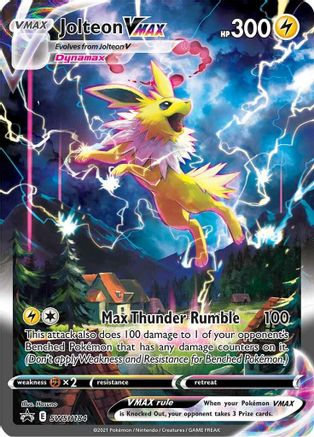 POKEMON TCG - Jolteon VMAX SWSH184 SWSH Sword & Shield Promo Cards - Promo