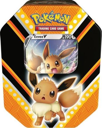 POKEMON TCG - V Powers Tin [Eevee V] (International Version)