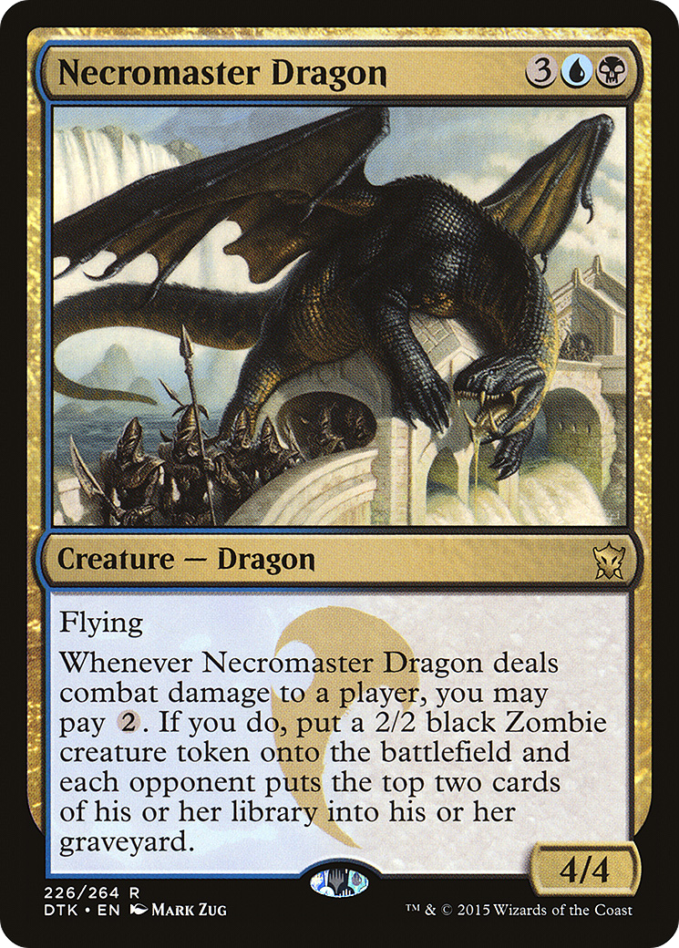 MAGIC: THE GATHERING  - Necromaster Dragon (DTK-226) - Dragons of Tarkir Foil